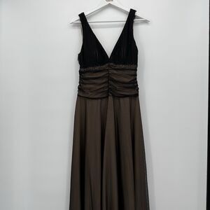 JS Boutique Vintage Beaded Formal Dress Long Mesh Size US 10 Evening